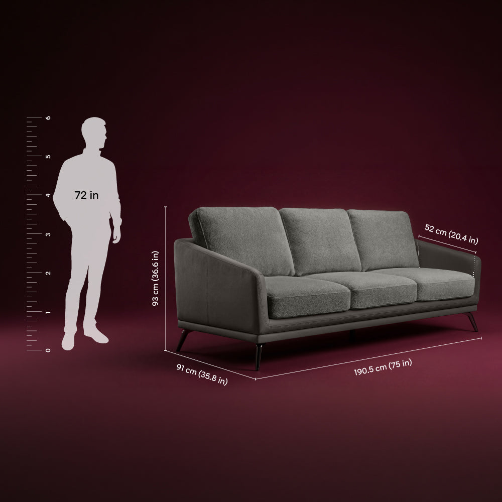 cove-brushed-nickel-grey-leatherette-rock-ridge-grey-fabric-3-seater-sofa