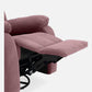Avalon - Rocking & Rotating Fabric Recliner | 1 seater | Pink |  Duroflex Furniture