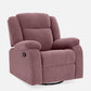 Avalon - Rocking & Rotating Fabric Recliner | 1 seater | Pink |  Duroflex Furniture
