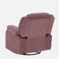 Avalon - Rocking & Rotating Fabric Recliner | 1 seater | Pink |  Duroflex Furniture