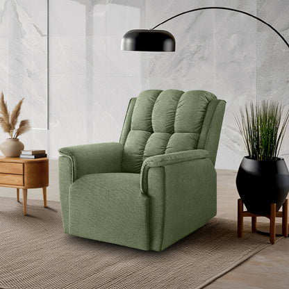 Avalon Elite mov.E Hunter Green Fabric 1 Seater Sofa