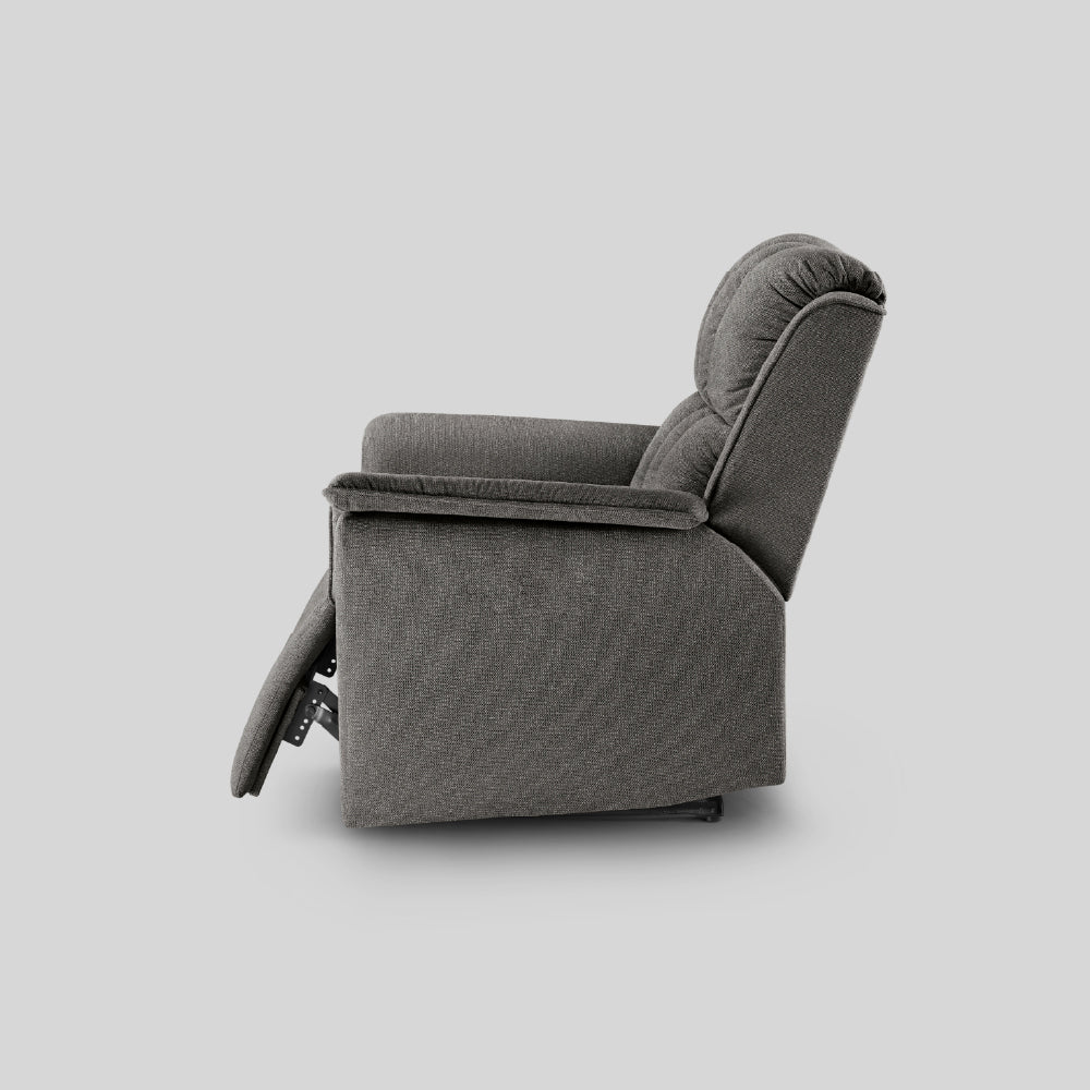 Avalon Elite mov.E Griffin Grey Fabric 1 Seater Sofa