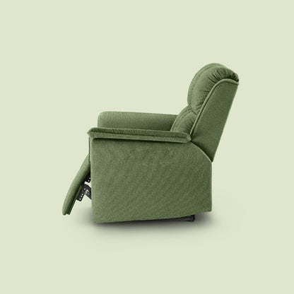 Avalon Elite mov.E Hunter Green Fabric 1 Seater Sofa