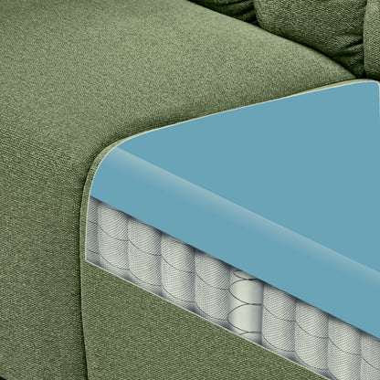 Avalon Elite mov.E Hunter Green Fabric 2 Seater Sofa