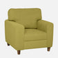 Utopia Green Fabric 1 seater sofa