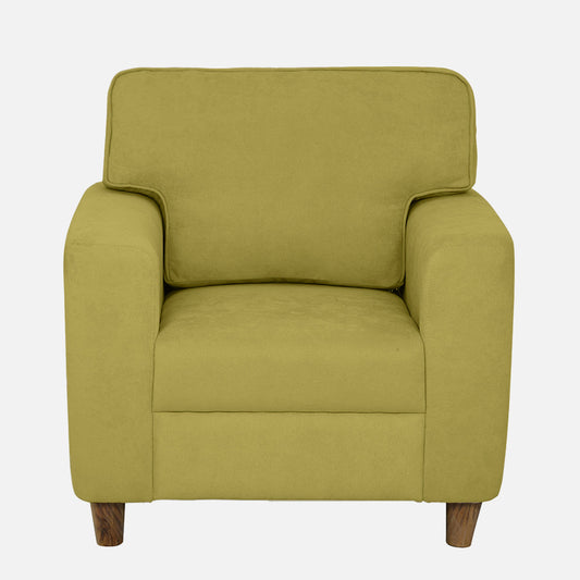 Utopia Green Fabric 1 seater sofa