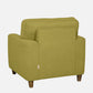 Utopia Green Fabric 1 seater sofa