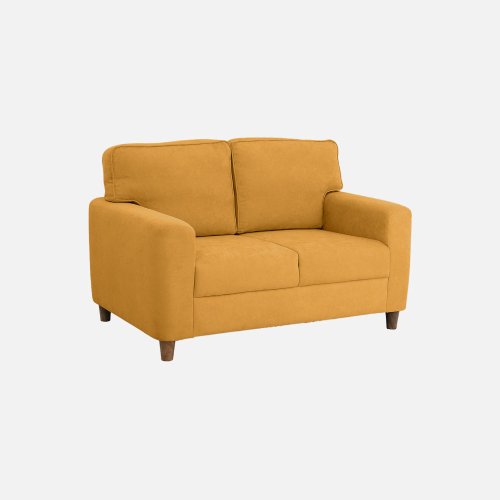Utopia Yellow Fabric Sofa
