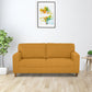 Utopia Fabric Sofa | 3 seater | Yellow |  Duroflex Furniture