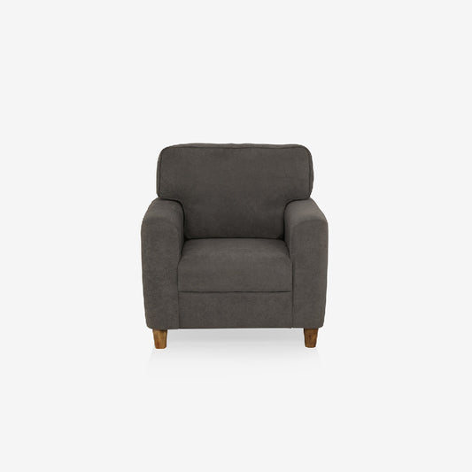 Utopia Grey Fabric 1 seater sofa