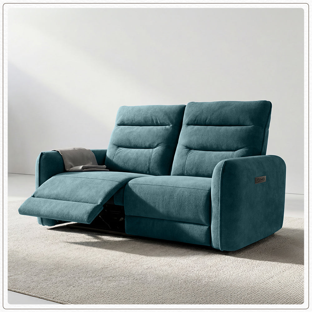 Verve mov.E Blue Fabric 2 Seater Sofa