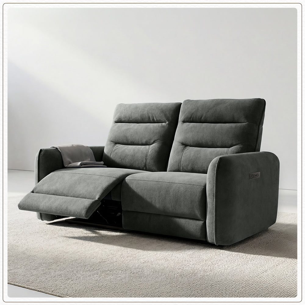Verve mov.E Grey Fabric 2 Seater Sofa