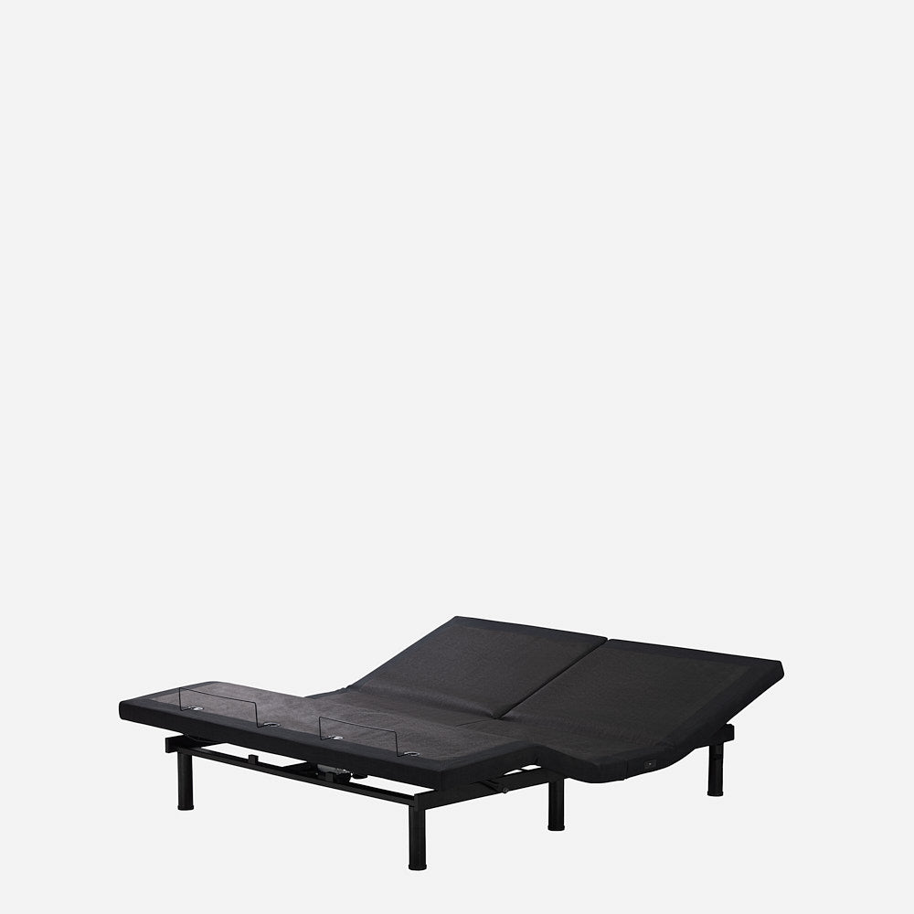 Wave Twin Adjustable Bed with Mattress, Individual Headside Control & 2 Fitted Bedsheets