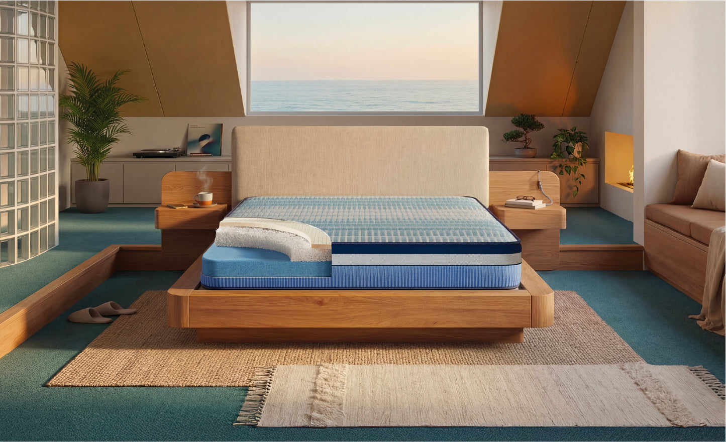Duropedic Airboost 3.6 Mattress | 1 lakh+ adaptive fibres and ortho support