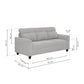 Zivo Plus Fabric Sofa | 3 seater | Cloudy Gray |  Duroflex Furniture