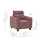 Zivo Plus Dusky Pink Fabric 1 seater Sofa