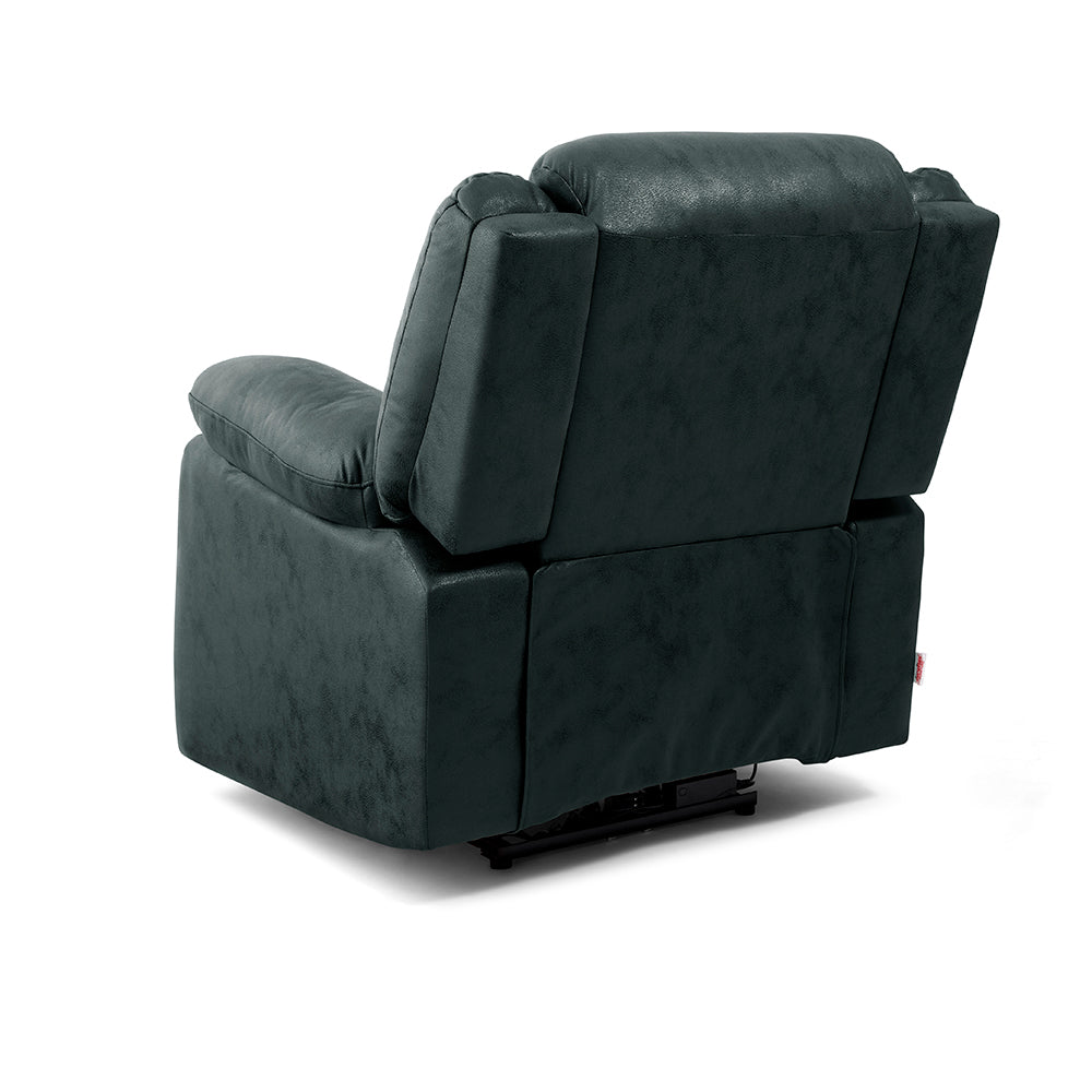 Avalon Midnight Blue Suede Recliner