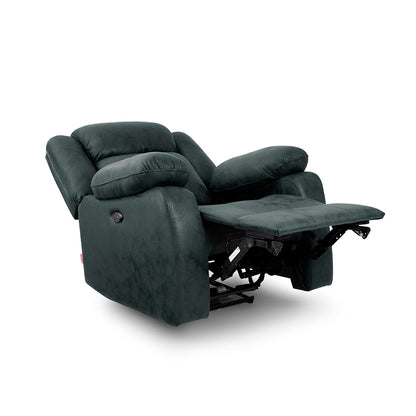 Avalon  Suede Recliner |  1 seater |Midnight Blue |  Duroflex Furniture
