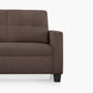 Ease Saddle Brown Fabric 2 Seater Sofa