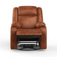 Avalon Desert Orange Suede Recliner