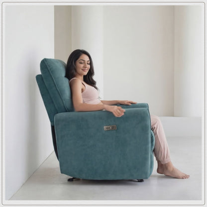 Verve mov.E Blue Fabric 2 Seater Sofa