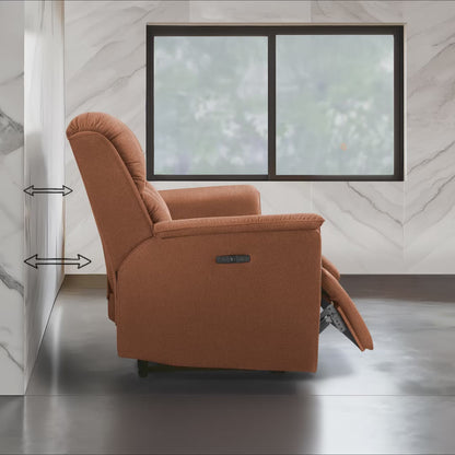 Avalon Elite mov.E Hawaiian Sunset Orange Fabric 3 Seater Sofa