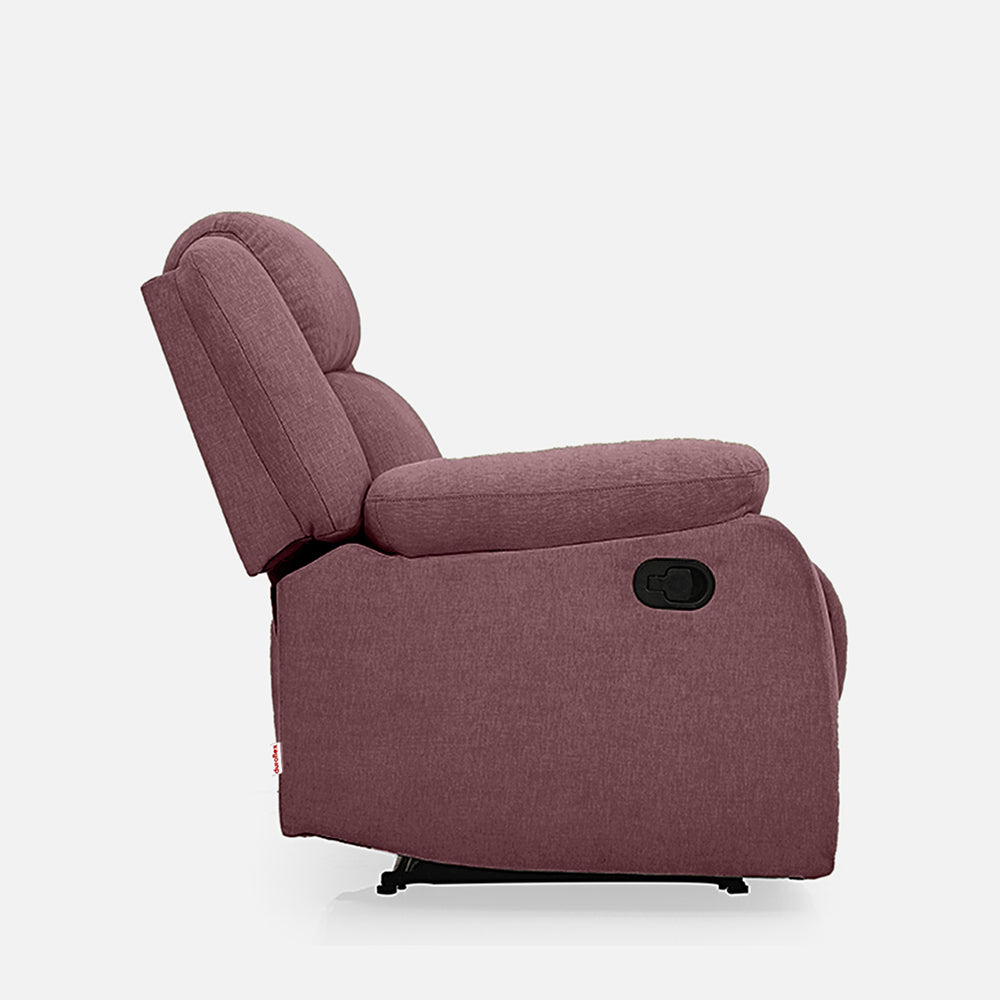 Avalon Pink Fabric Recliner