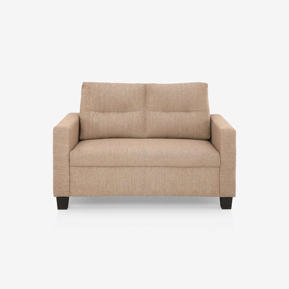 Ease Fabric Sofa | 2 seater | Brown |  Duroflex Furniture