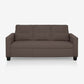 Ease Saddle Brown Fabric Sofa