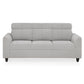 Zivo Plus Cloudy Gray Fabric Sofa Set