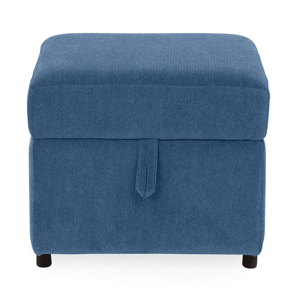 Twilight Blue Ottoman