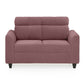 Zivo Plus Dusky Pink Fabric 2 Seater Sofa