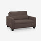 Ease Fabric Sofa | 2 seater | Saddle Brown |  Duroflex Furniture