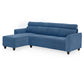 Zivo Plus Twilight Blue Fabric Sofa Set