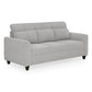 Zivo Plus Cloudy Gray Fabric Sofa Set