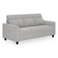 Zivo Plus Cloudy Gray Fabric Sofa Set