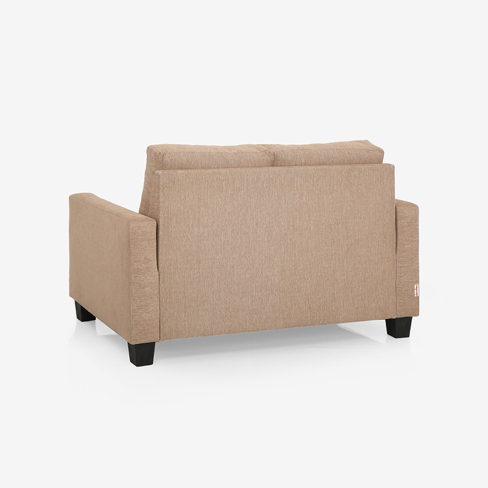 Ease Fabric Sofa | 2 seater | Brown |  Duroflex Furniture
