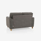 Utopia Fabric Sofa | 2 seater | Grey |  Duroflex Furniture