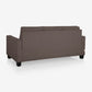 Ease Saddle Brown Fabric Sofa