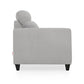 Zivo Plus Cloudy Gray Fabric 2 Seater Sofa