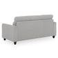 Zivo Plus Cloudy Gray Fabric Sofa Set