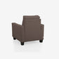 Ease Saddle Brown Fabric Sofa