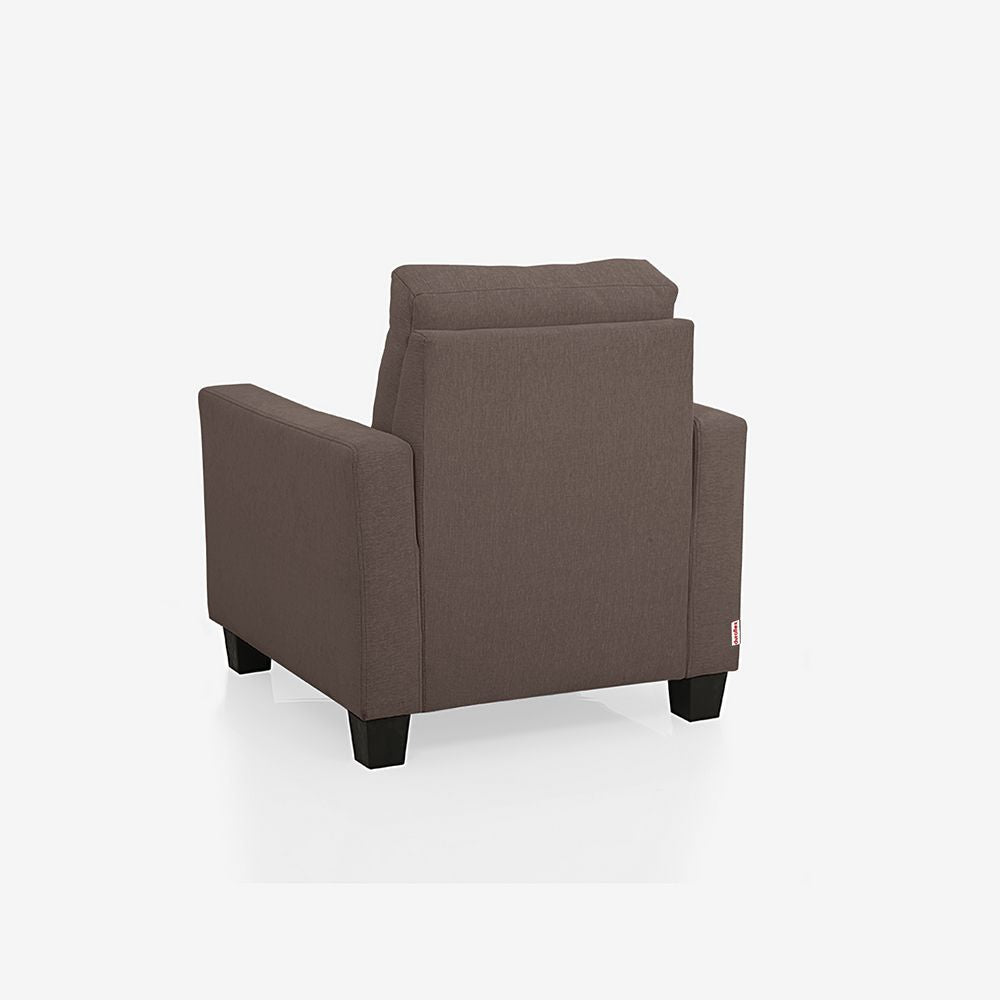 Ease Saddle Brown Fabric 2 Seater Sofa
