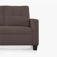 Ease Saddle Brown Fabric 2 Seater Sofa