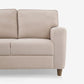 Utopia Beige Fabric 2 Seater Sofa