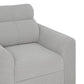 Zivo Plus Cloudy Gray Fabric 2 Seater Sofa