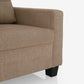 Ease Brown Fabric 2 Seater Sofa