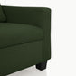 Ease Green Fabric 2 Seater Sofa