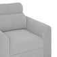 Zivo Plus Cloudy Gray Fabric Sofa Set