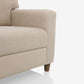 Utopia Beige Fabric 2 Seater Sofa